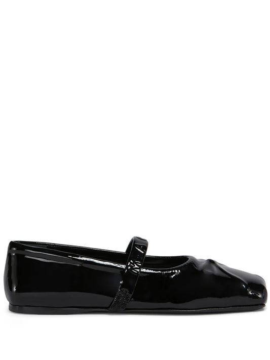 Marni patent-finish ballerina shoes 