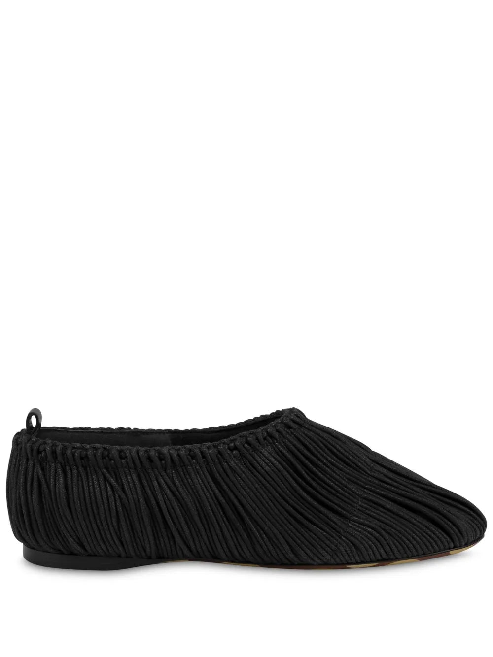 Moschino cotton-blend ballerina shoes