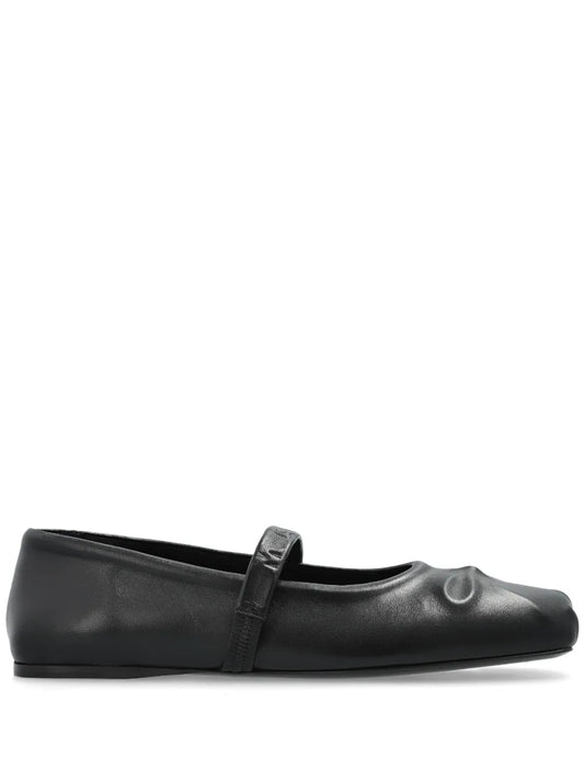 Marni bow ballerina shoes