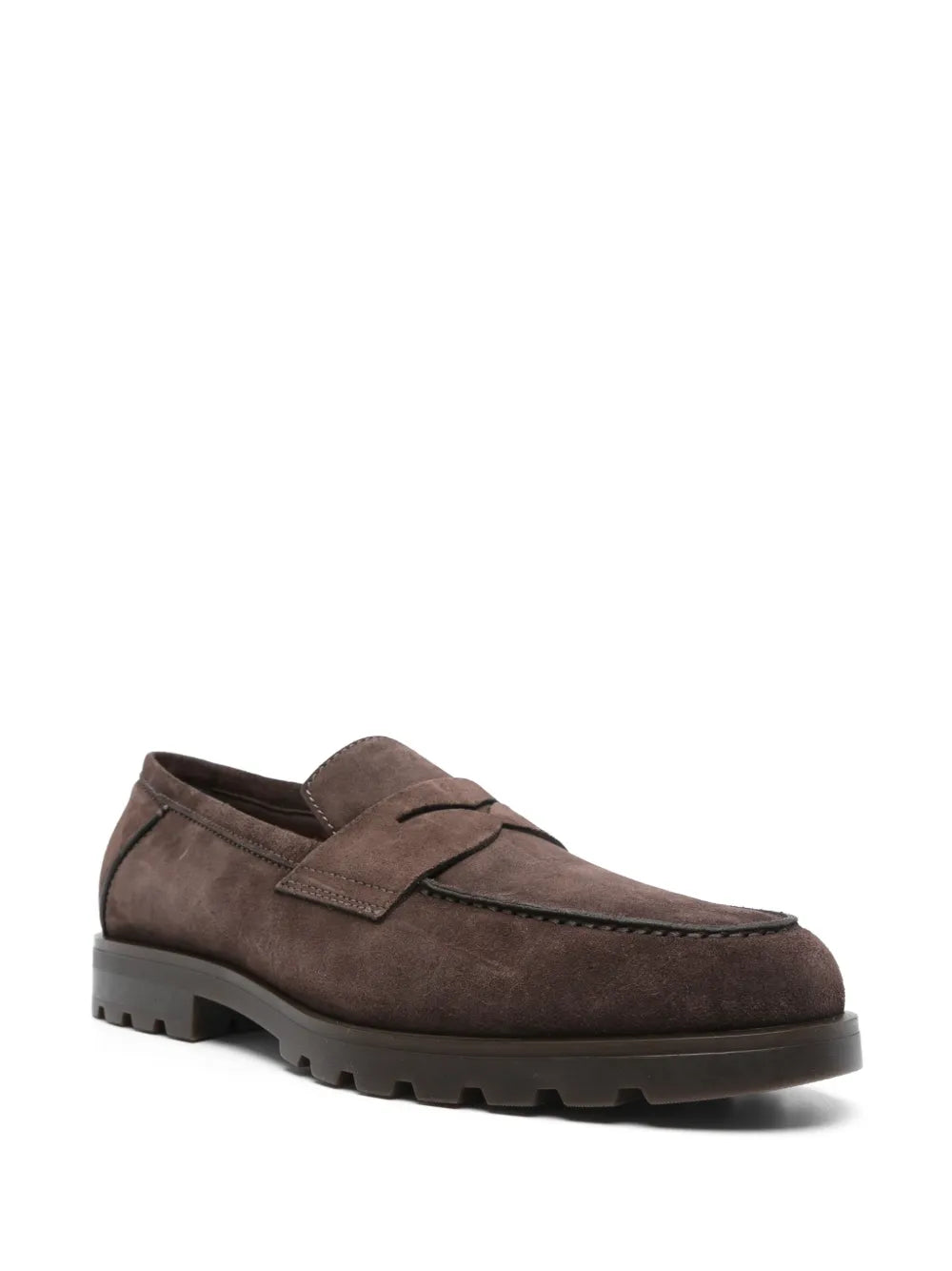 Santoni suede loafers