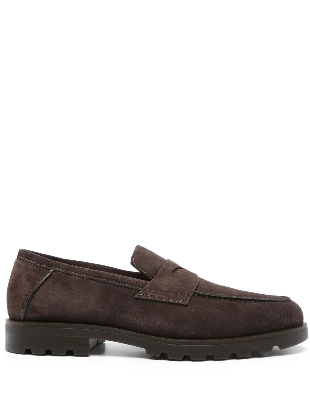 Santoni suede loafers