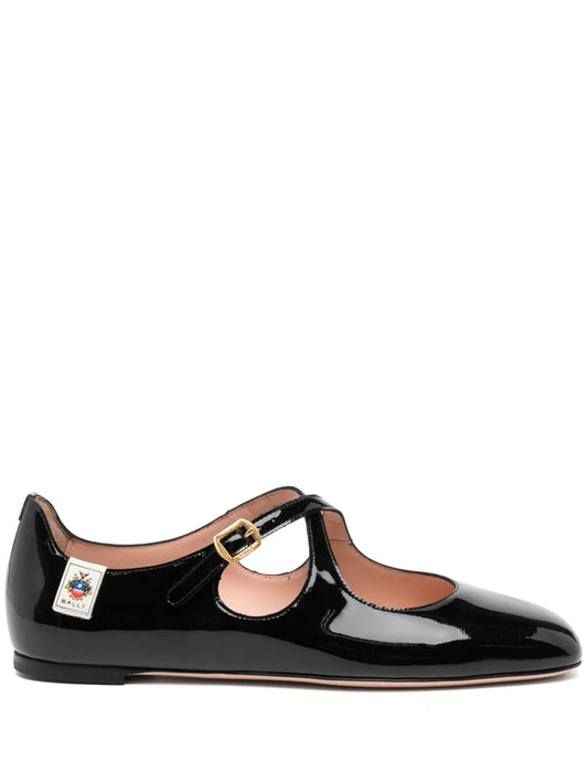 Bally Baunty tag ballerina shoes