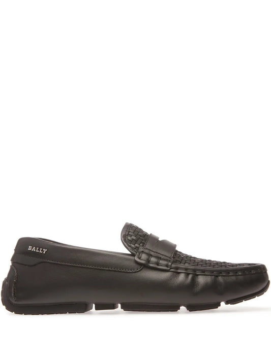 Bally logo-print loafers 