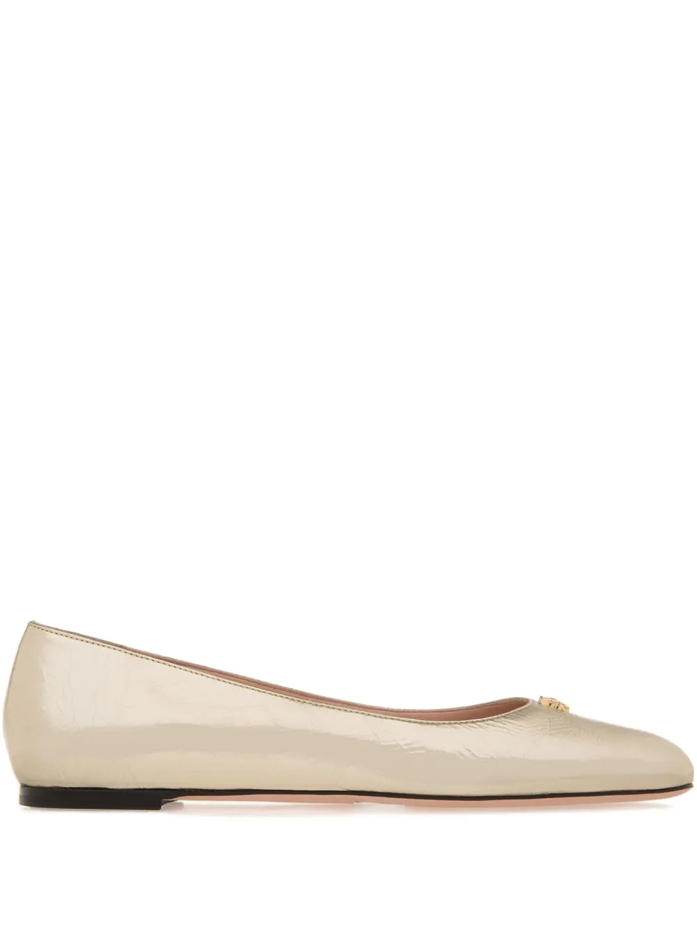 Bally leather ballet flats