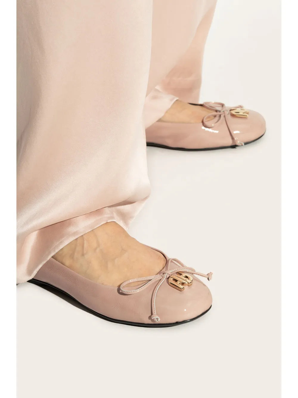 Furla logo-plaque ballet flats