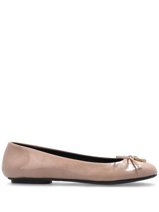 Furla logo-plaque ballet flats