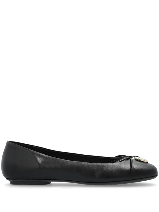 Furla logo-plaque ballet flats