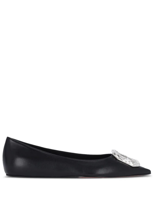 Amina Muaddi Camelia ballet flats