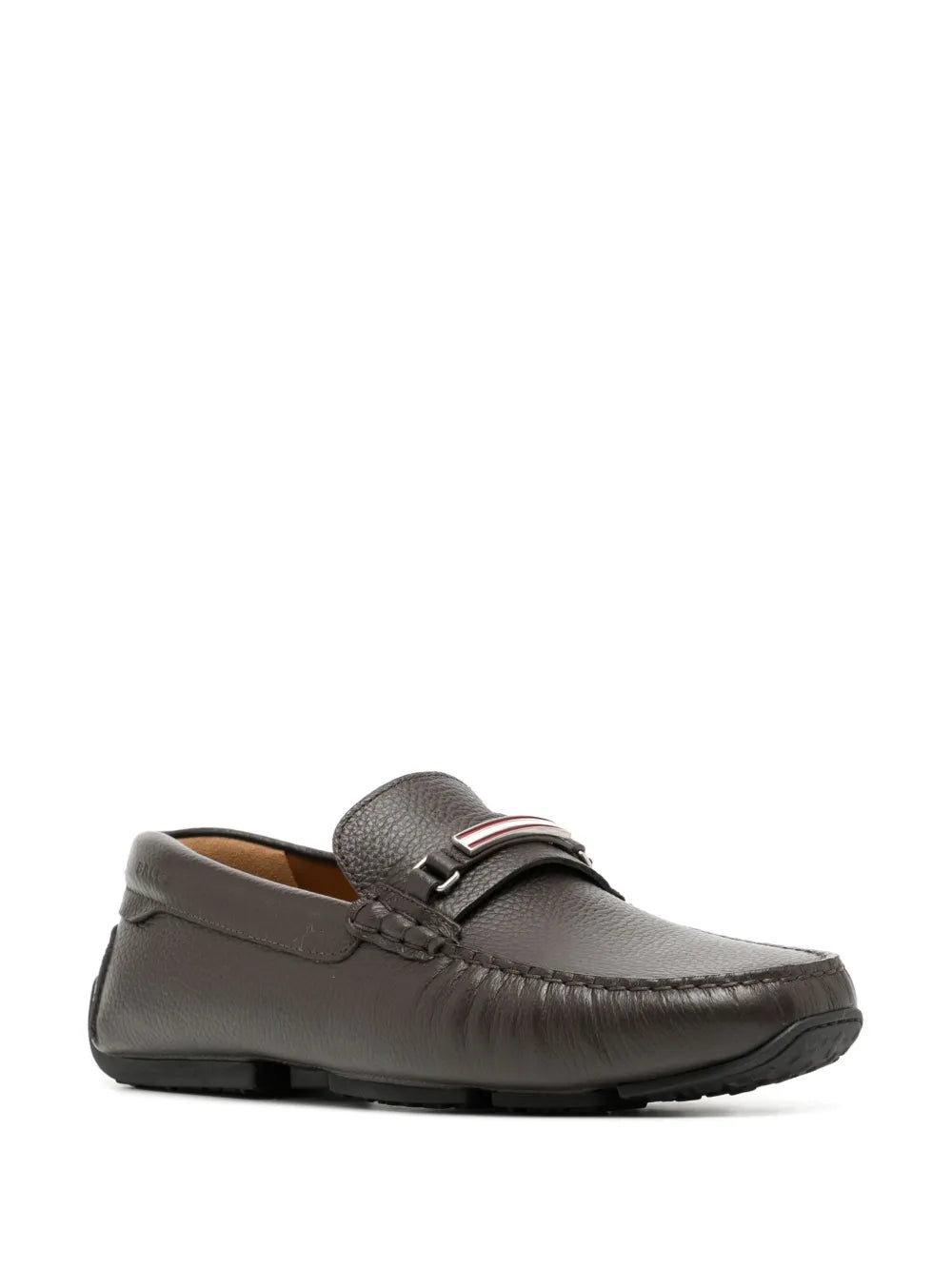Bally Pilot Driver in Grained Leather wide foot morphology