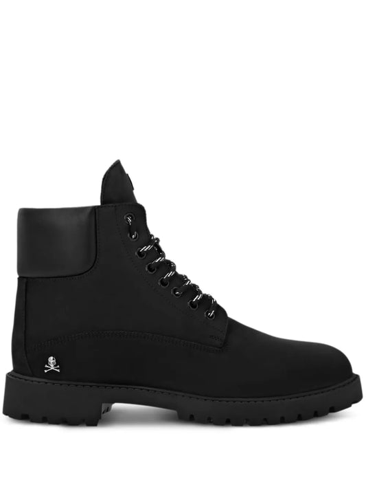 Philipp Plein logo-plaque boots 