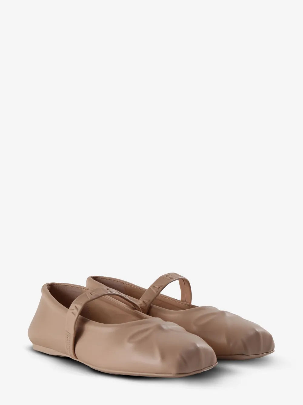 Marni leather ballerina shoes