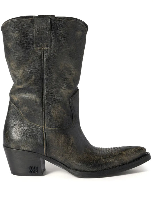 Miu Miu leather boots