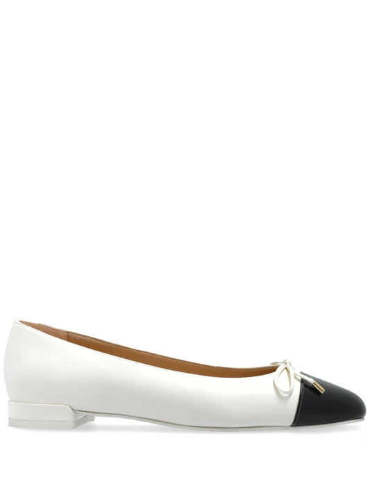Stuart Weitzman Sleek Bow ballet flats