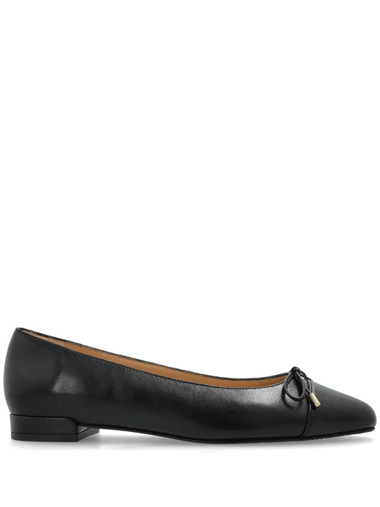 Stuart Weitzman Sleek Bow ballerina shoes