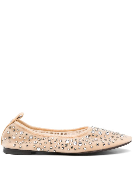 Tory Burch crystal ballet flats