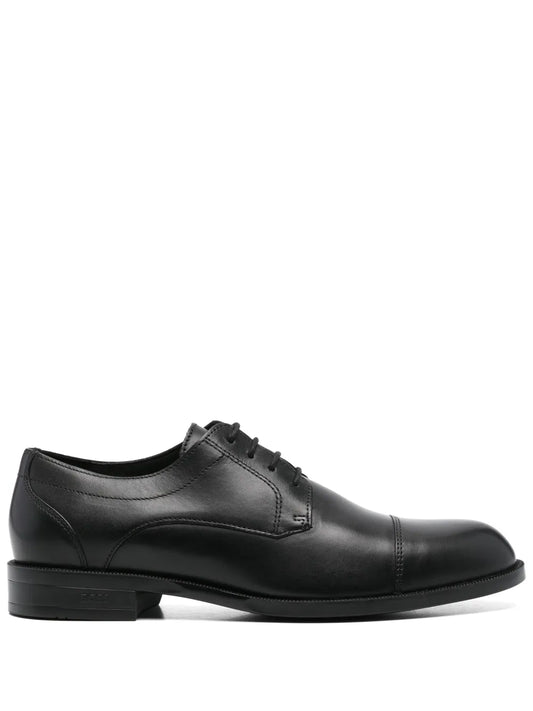 BOSS leather derby shoes