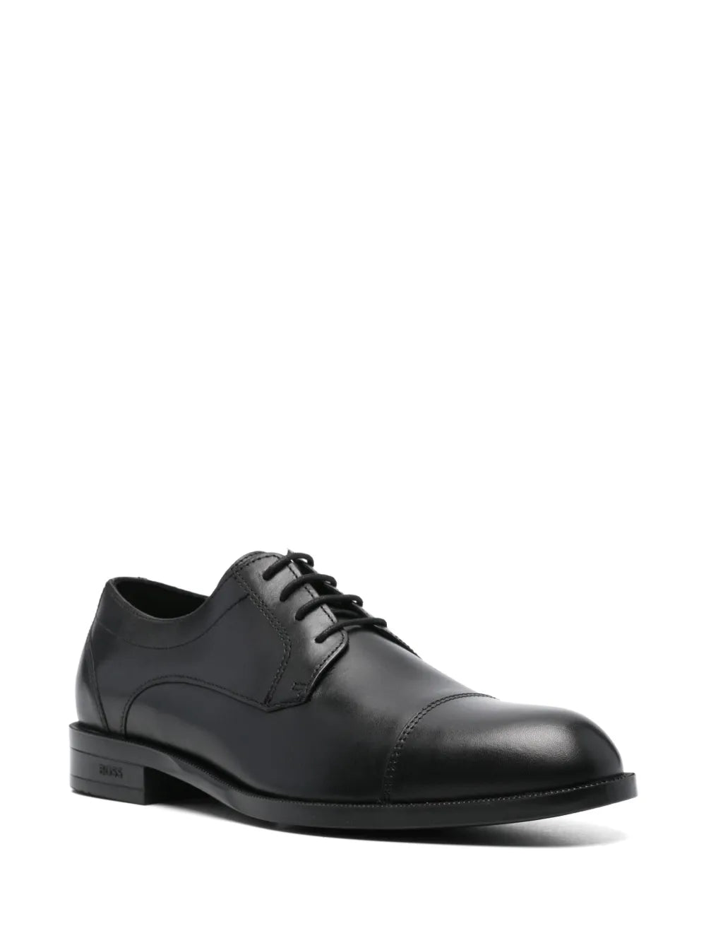 BOSS leather derby shoes