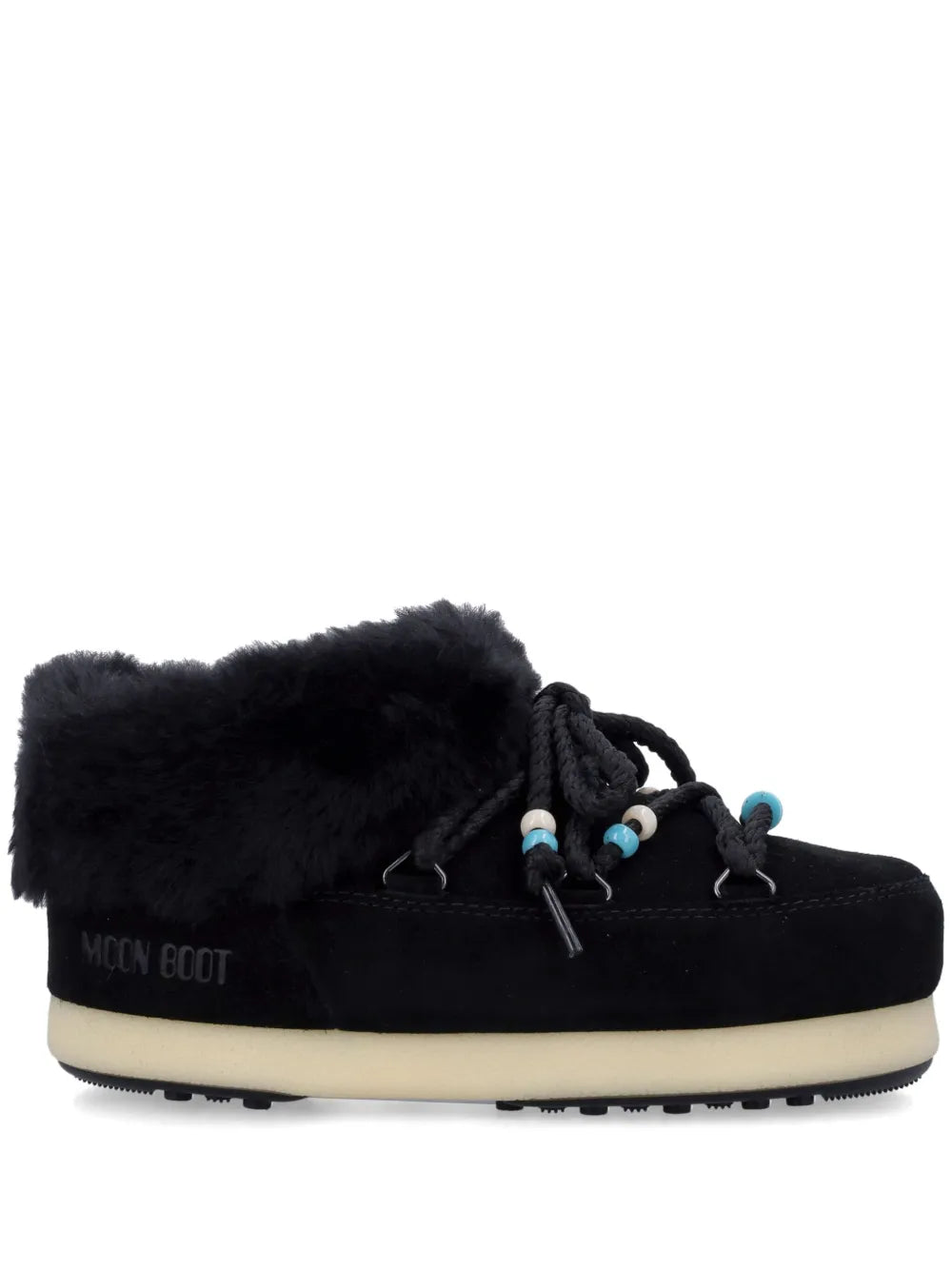 Moon Boot bead-embellished suede mules