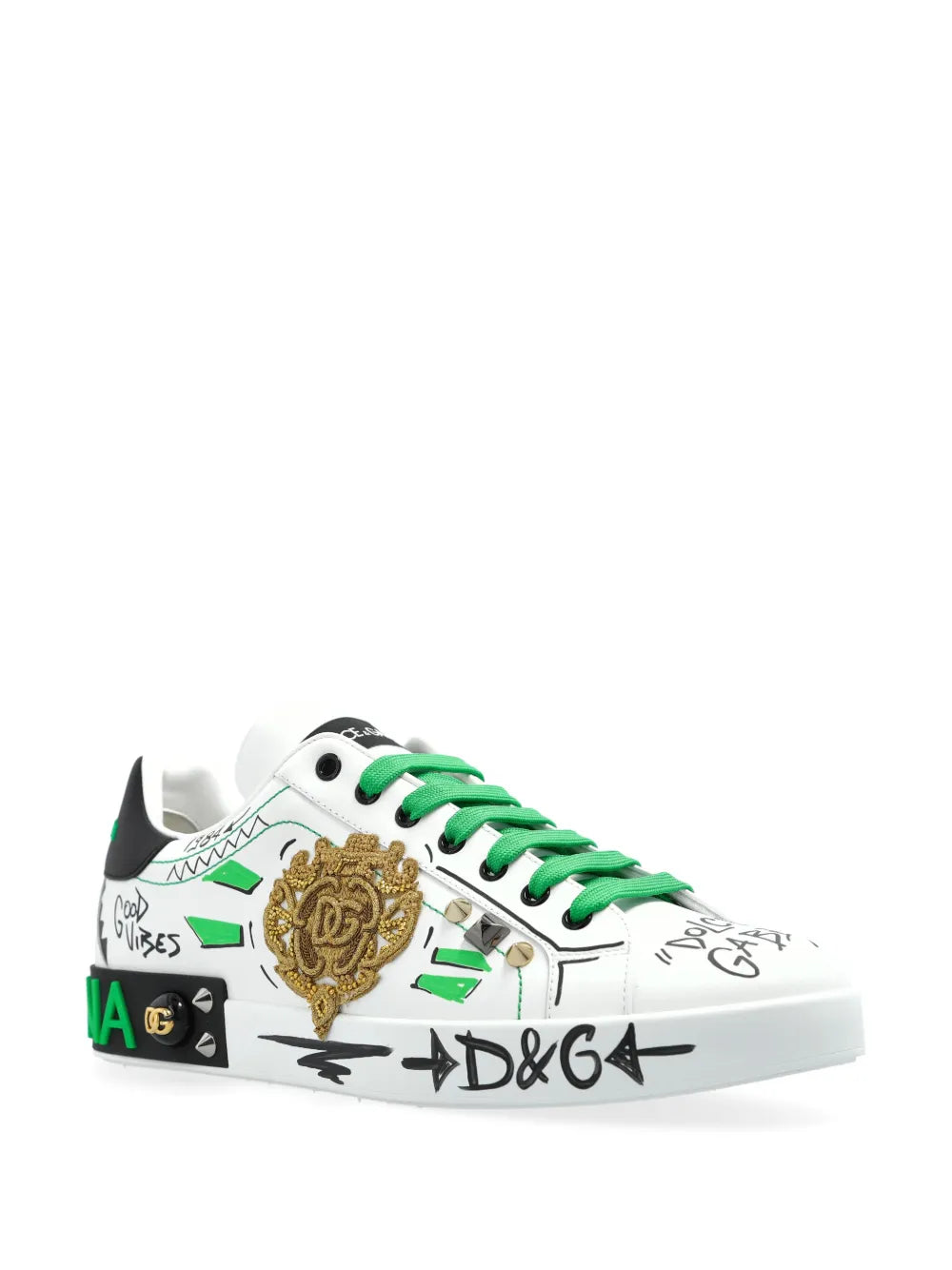 Dolce & Gabbana logo-patch sneakers 