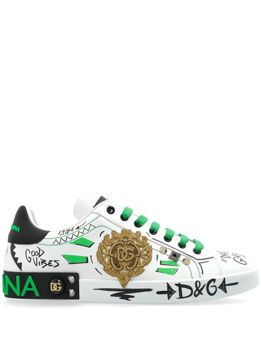 Dolce & Gabbana logo-patch sneakers 