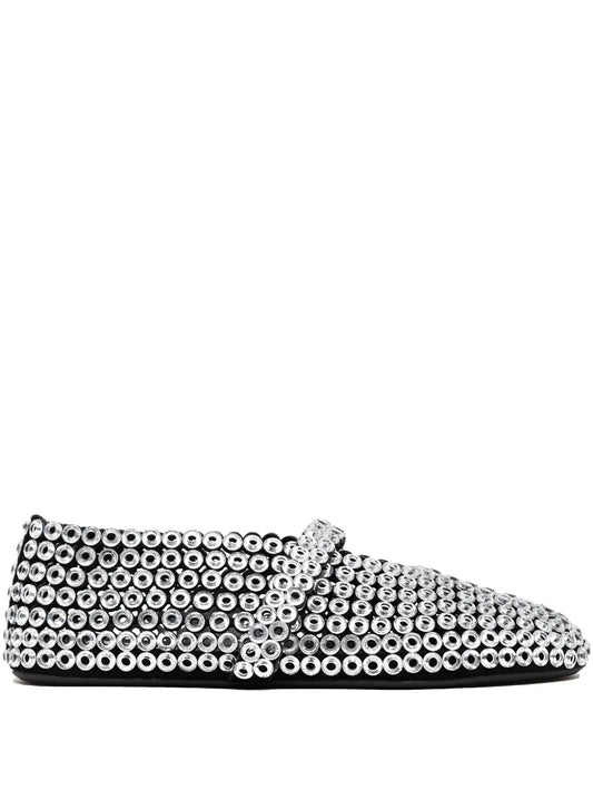 Alaïa eyelet ballerina shoes