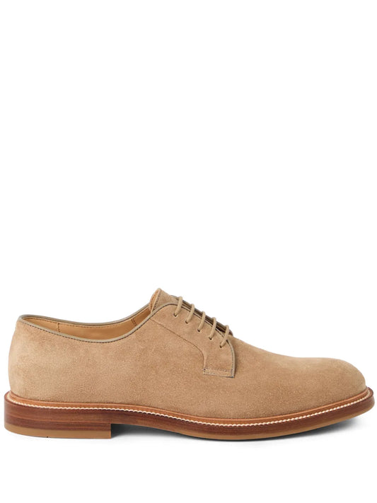 Brunello Cucinelli suede derbu shoes