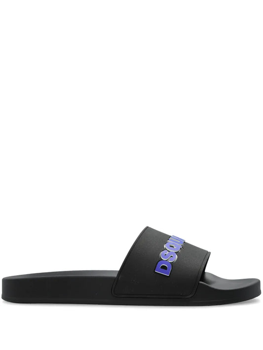 DSQUARED2 logo pool slides