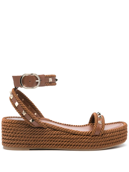 Valentino Garavani 45mm Rockstud espadrilles