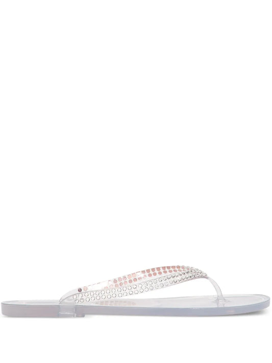 Christopher Esber Jo Crystal flip flops 