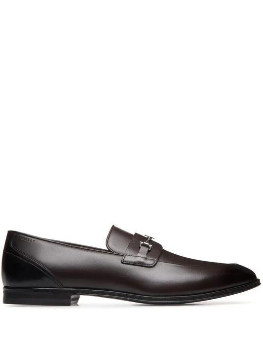 Bally Westminster Loafer in Ebano Leather wide foot morphology