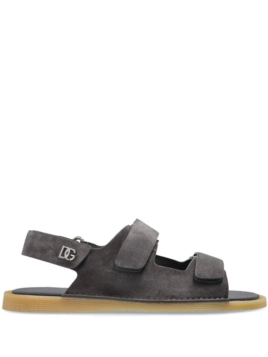 Dolce & Gabbana touch-strap leather sandals