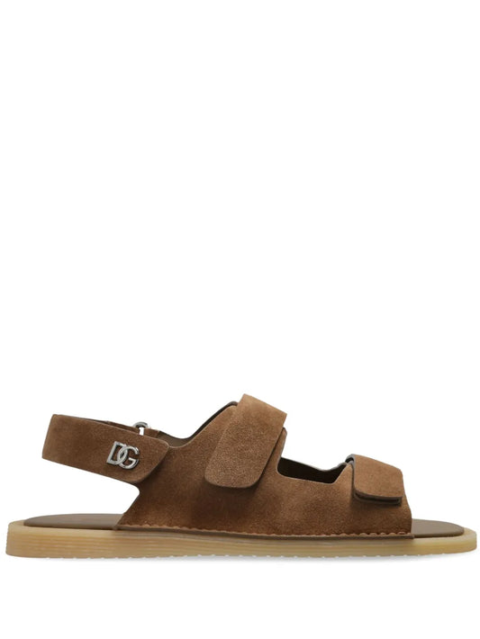 Dolce & Gabbana touch-strap leather sneakers