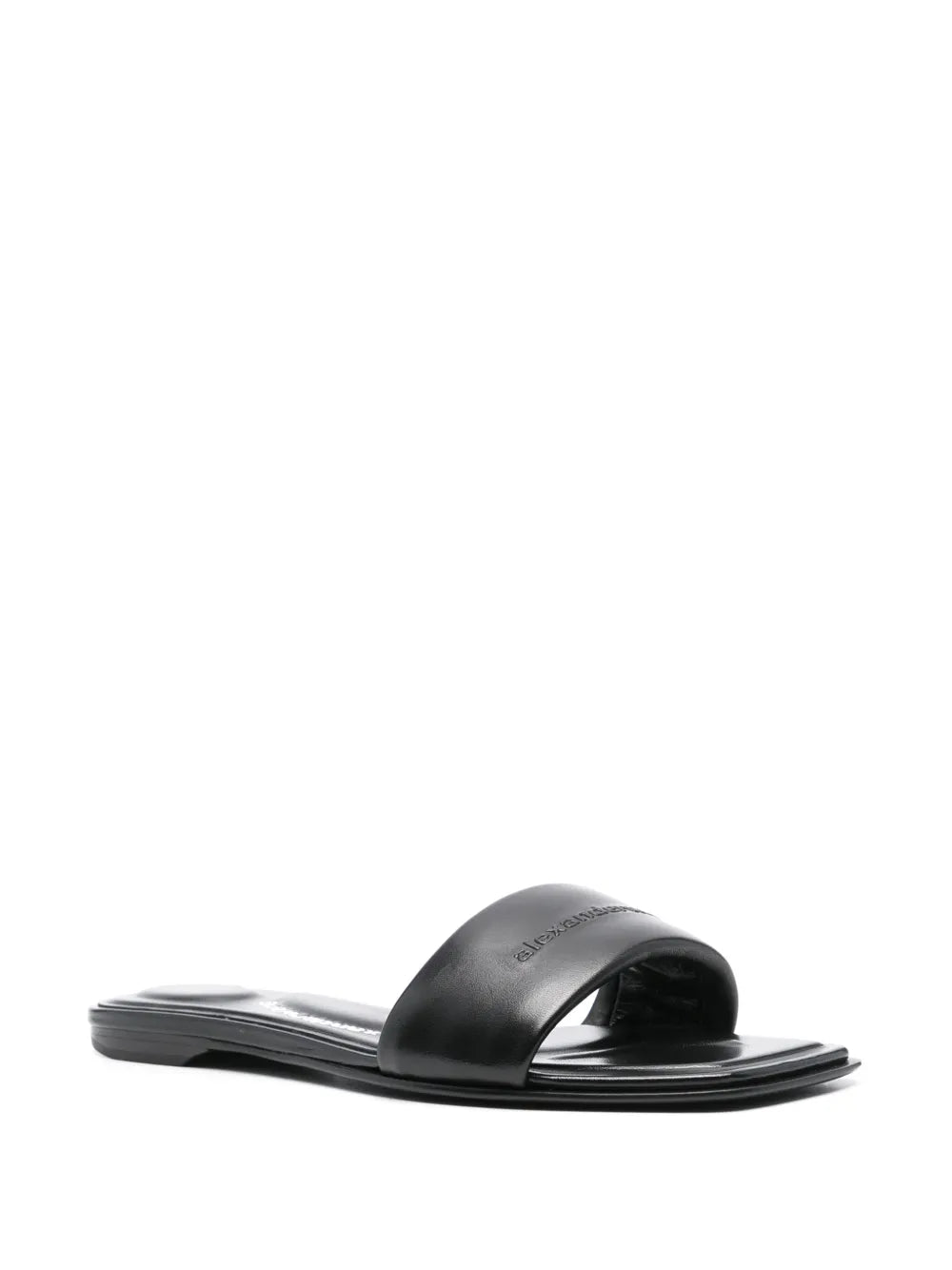 Alexander Wang embossed-logo slides