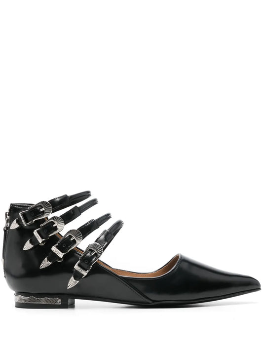 Toga Pulla buckle-detailed ballet flats