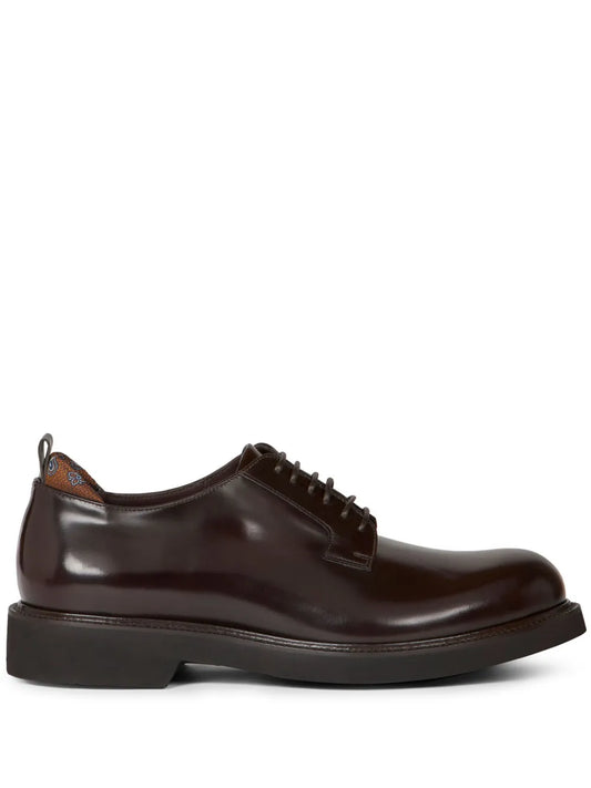 ETRO leather Derby shoes