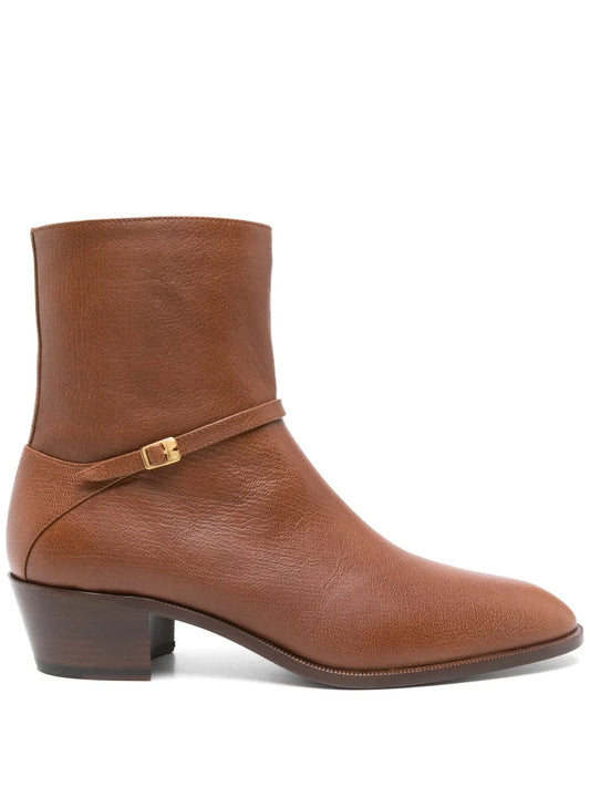 Valentino Garavani 50mm leather ankle boots