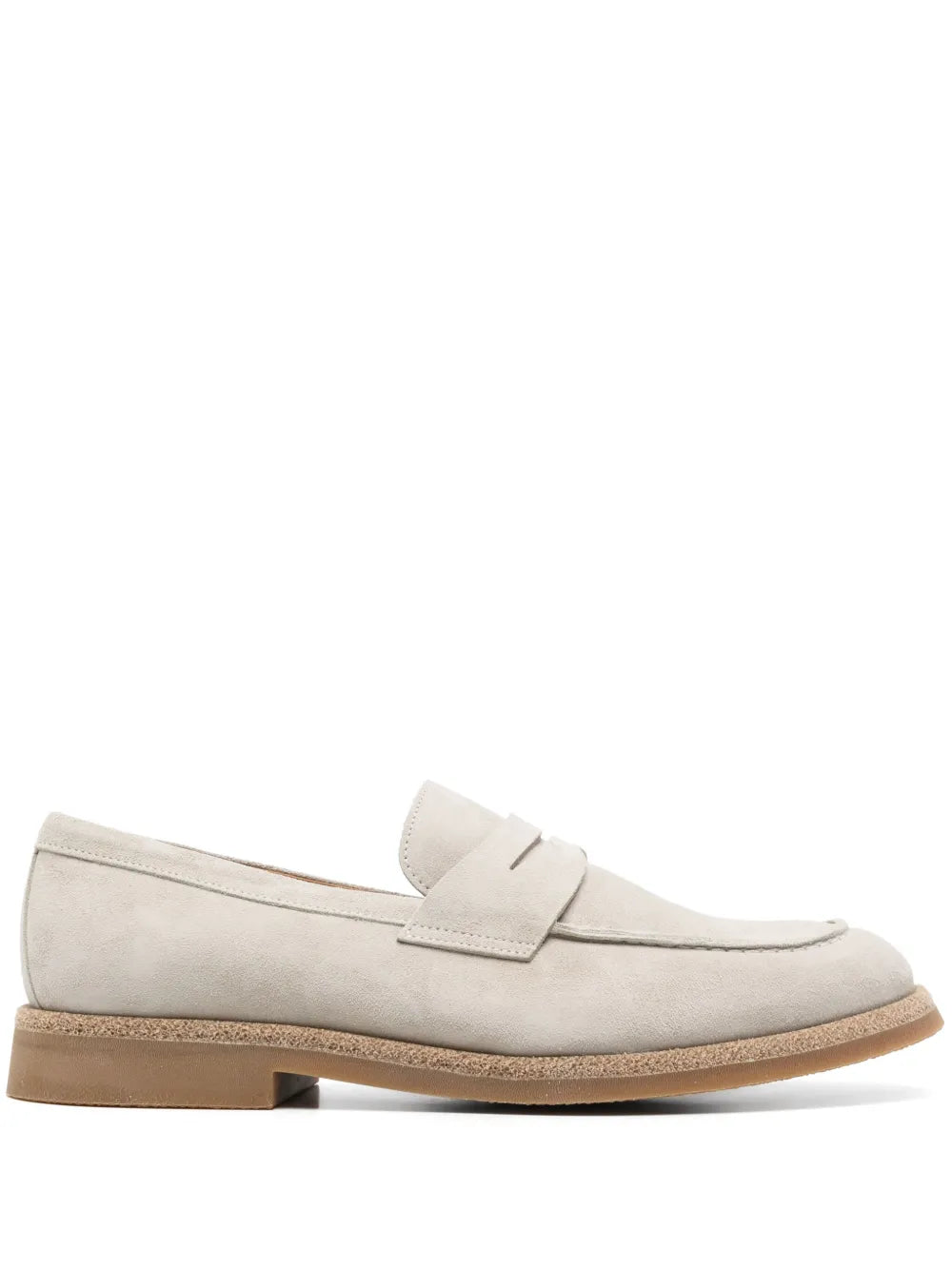 Eleventy suede loafers