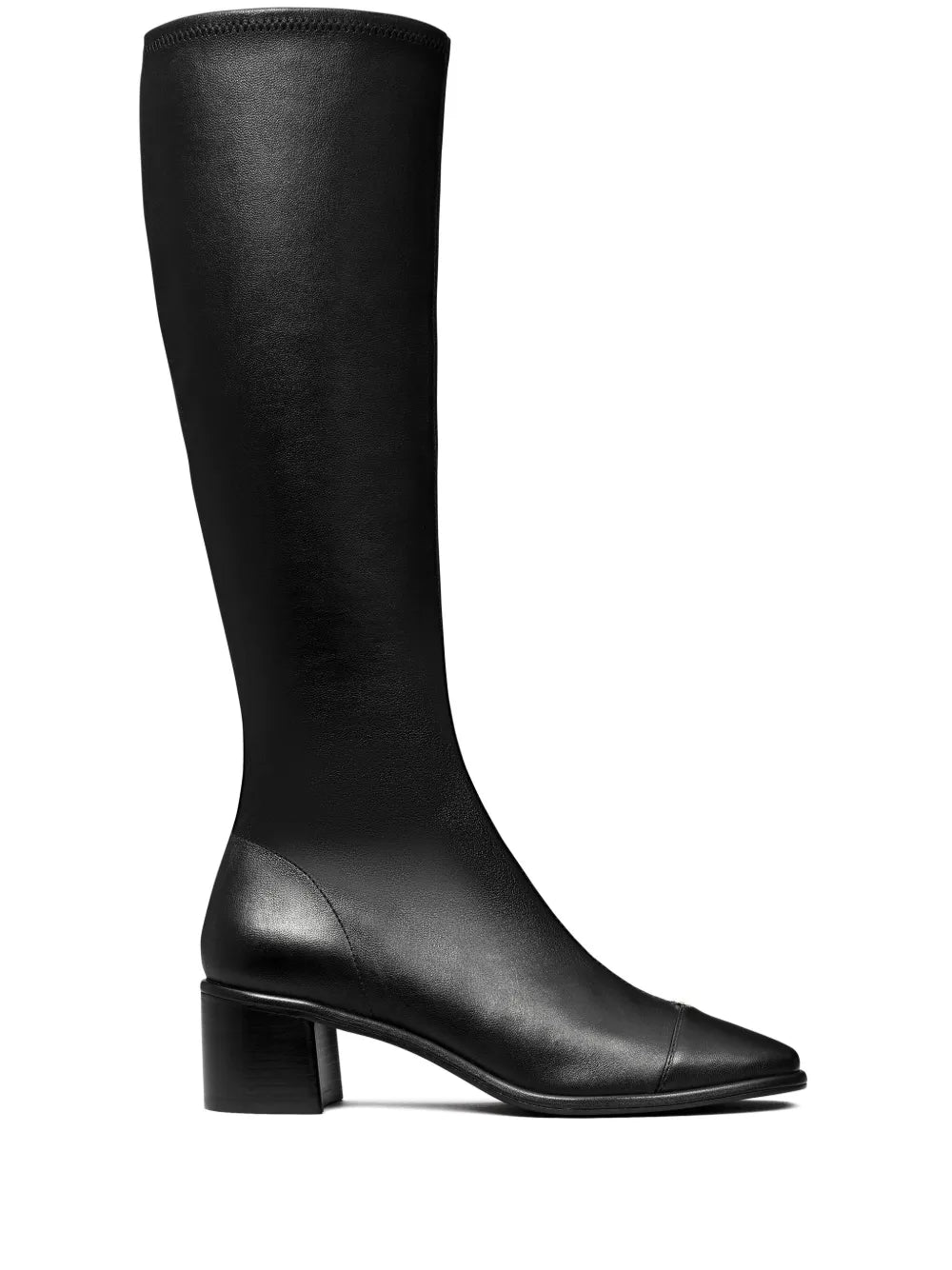 Tory Burch TORY LEATHER CAP-TOE KNEE HIGH BOOT 55MM