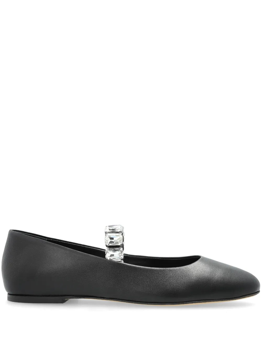 Casadei crystal-embellished ballet flats