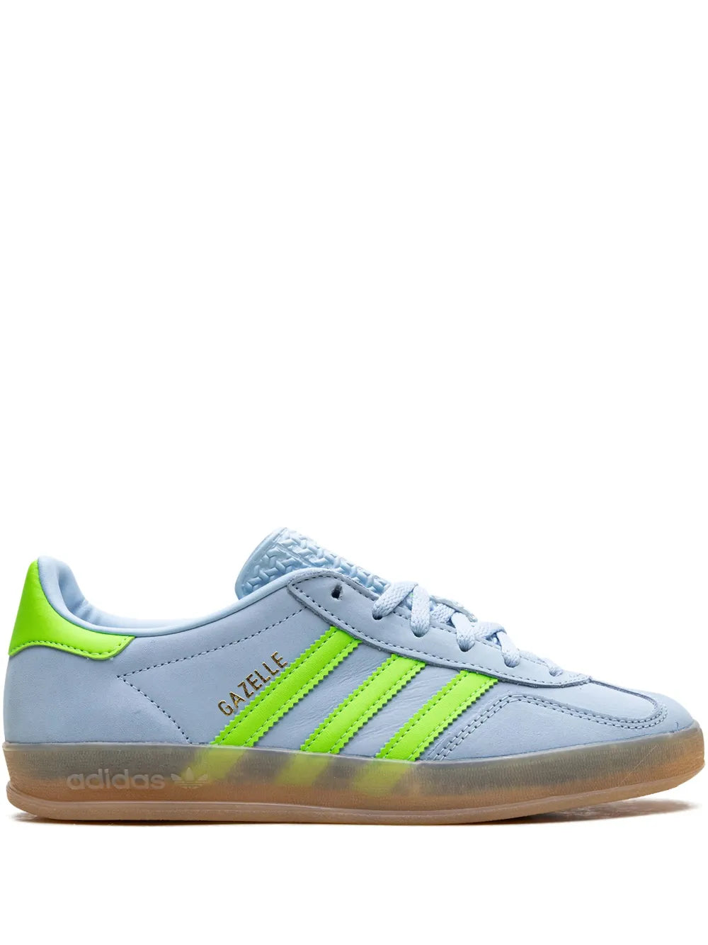 adidas Gazelle Indoor "Clear Sky/Solar Green" sneakers
