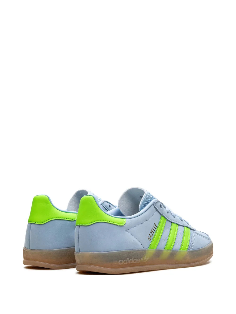 adidas Gazelle Indoor "Clear Sky/Solar Green" sneakers