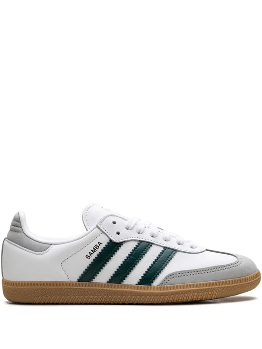 adidas Samba OG "Cloud White/Collegiate Green/Grey Two/Gum" sneakers