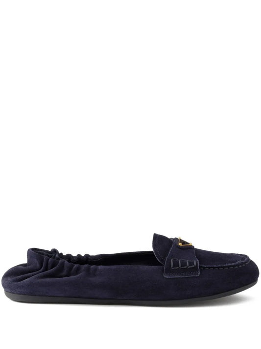 Prada suede loafers