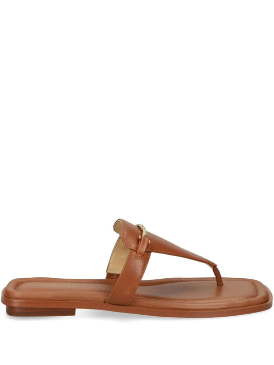 Michael Michael Kors logo-plaque flip-flops 