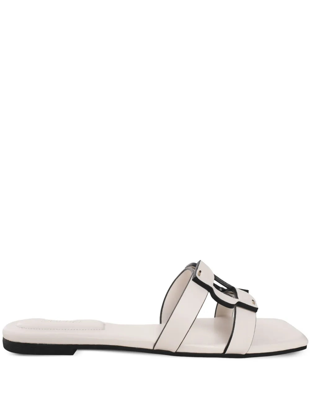 Simkhai leather slides 