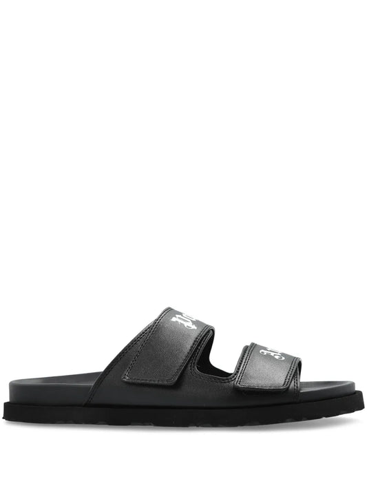 Palm Angels logo-print slides