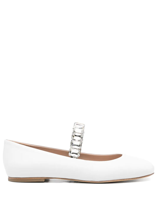 Casadei Crystal ballet flats