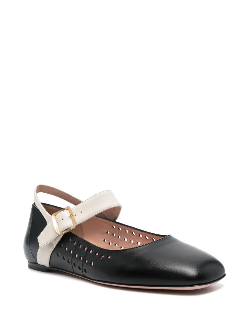 Bally perforated-detail ballet flats 