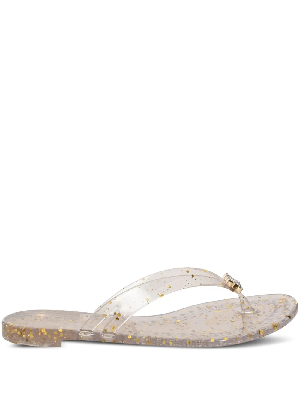 Casadei glitter-detail flip flops 