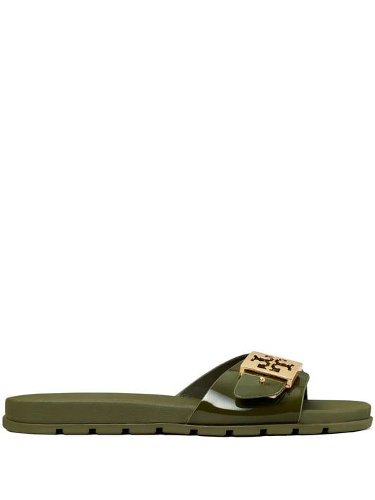 Tory Burch buckle slides 
